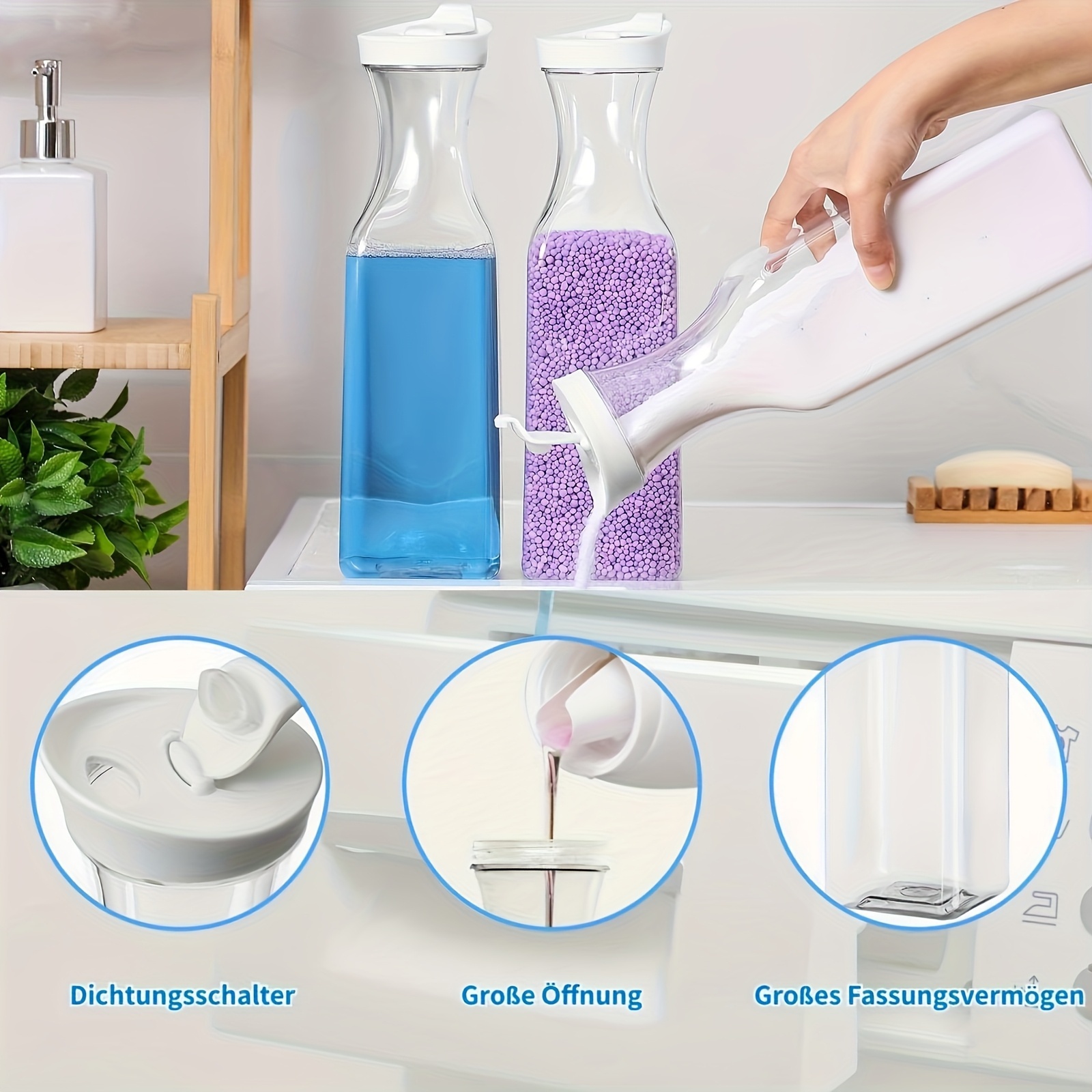 Durable Laundry Detergent Disp - Home Essentials Bathroom Organizer avaliação e preço