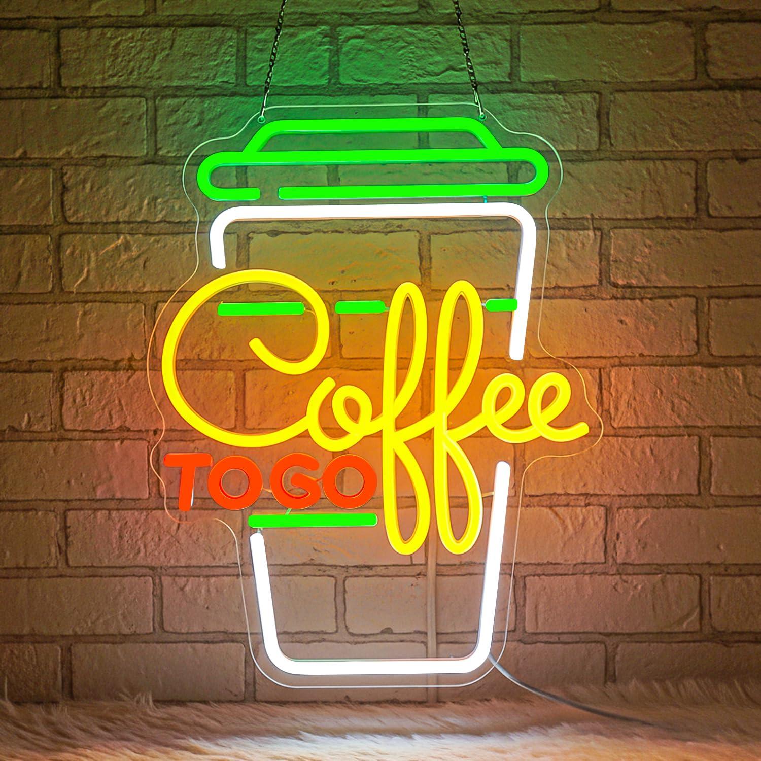 Coffee Neon Sign USB Dimmable  - Home Kitchen & Bathroom avaliação e preço