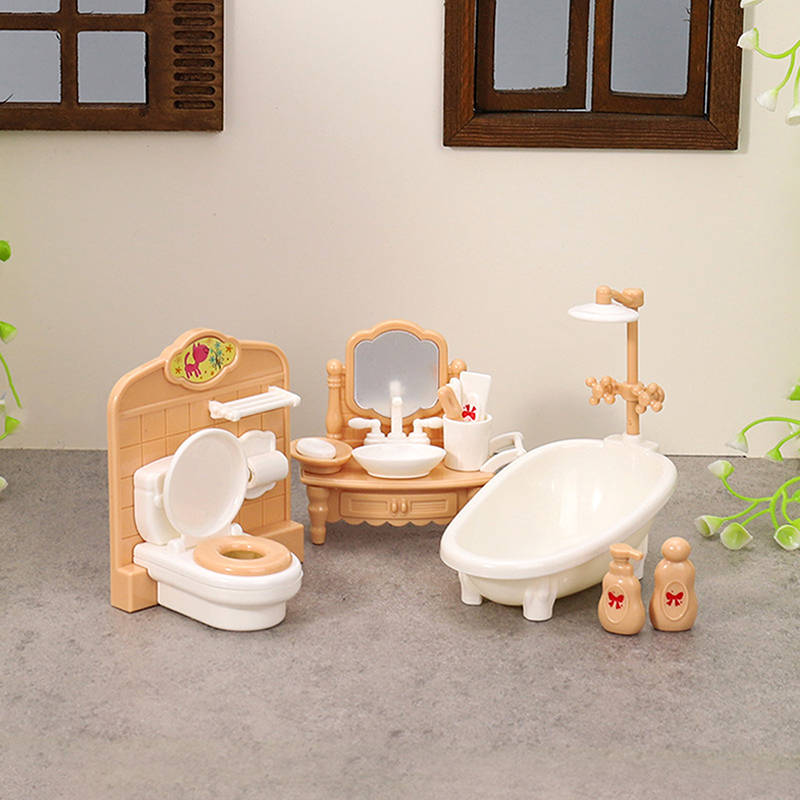 1Set 1:12 Dollhouse Miniature  - Home Bathroom Sink avaliação e preço