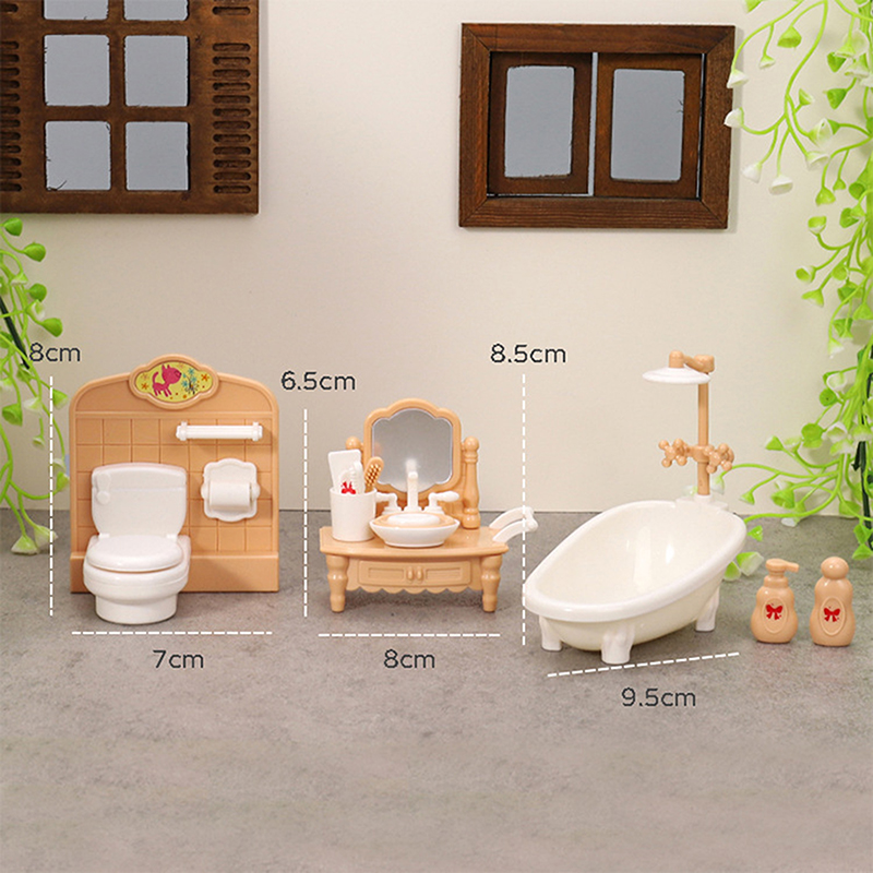 1Set 1:12 Dollhouse Miniature  - Home Bathroom Sink avaliação e preço