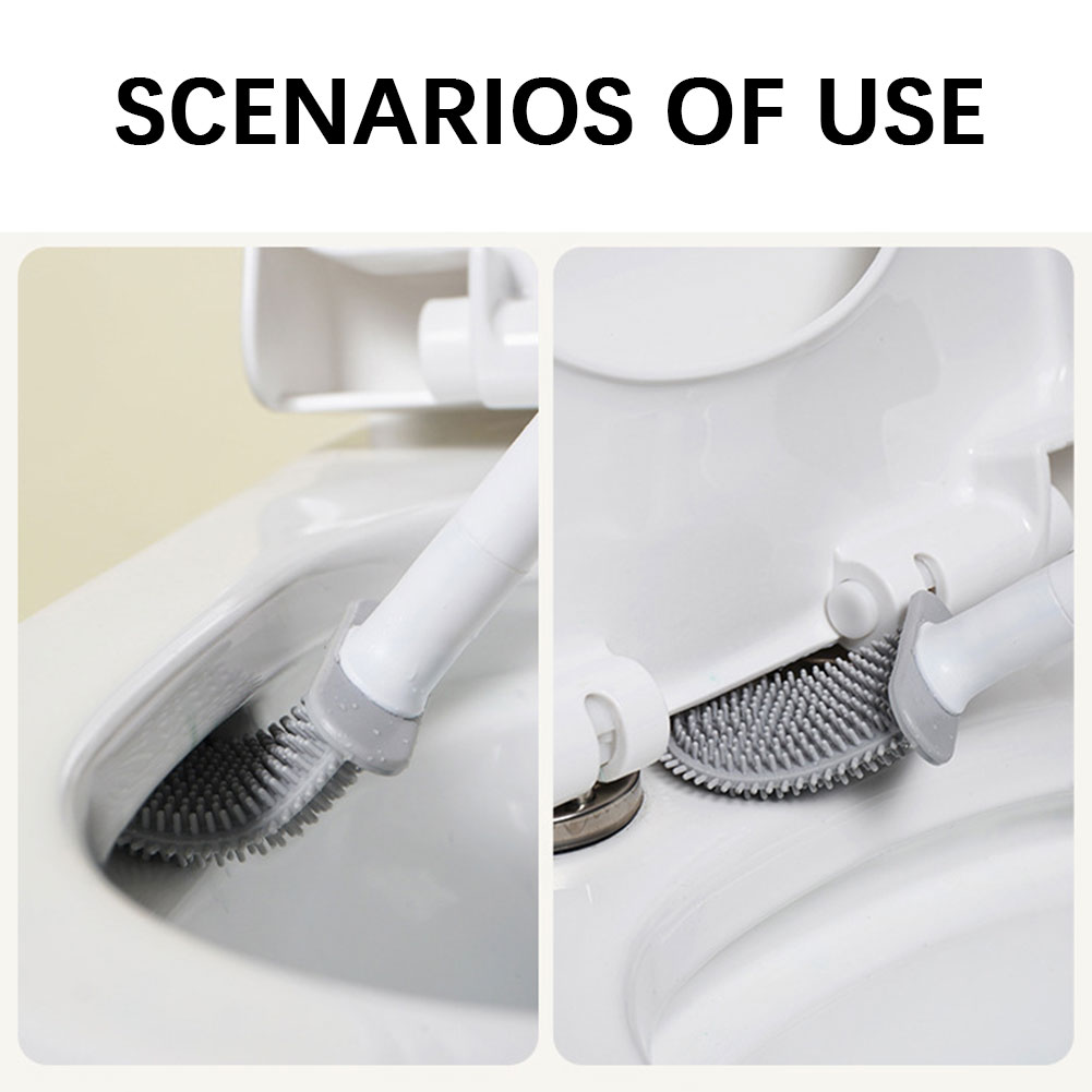 Silicone Toilet Brush With Hol - Toilet Brush Holder avaliação e preço