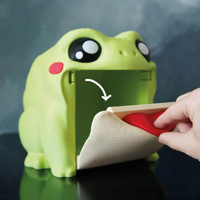 Funny Frog Tissue Box Portable - Home Bathroom Paper Towel Holder avaliação e preço