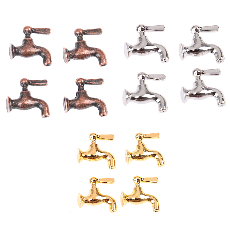 1/2/4/12PCS 1:12 Miniature Met - Home Kitchen Bathroom Marketing avaliação e preço