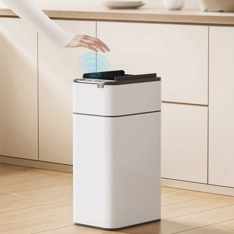 Smart Trash Can with lid 15L/2 - Home Kitchen & Bathroom avaliação e preço