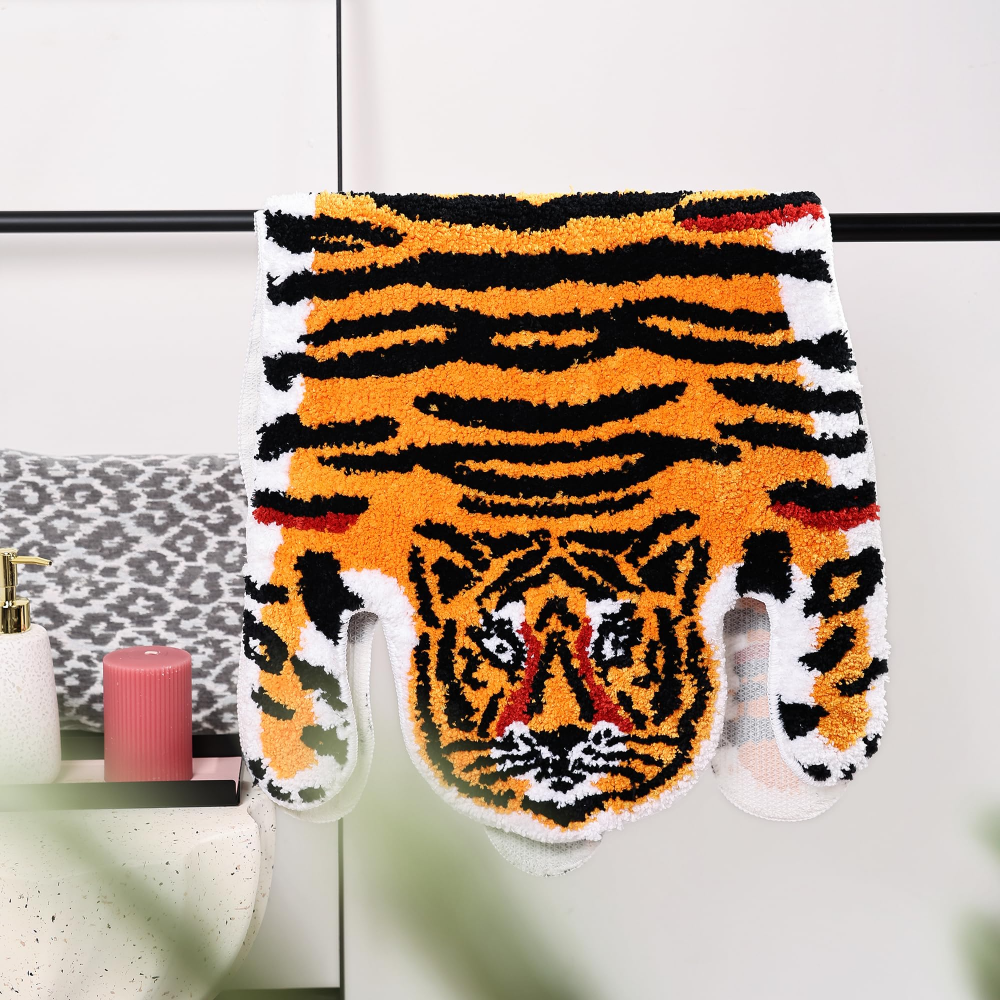 VIKAMA Cartoon Tiger Bathroom  - Home Bathroom Tub avaliação e preço