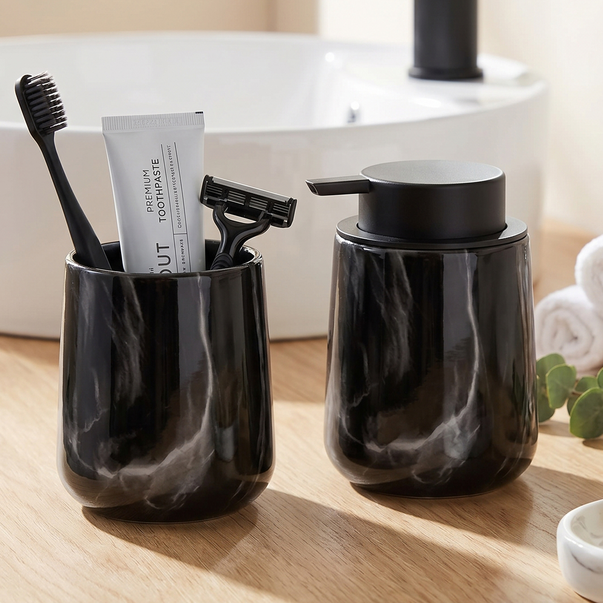 Elegant Hand Soap Dispenser an - Home Essentials Bathroom Organizer avaliação e preço