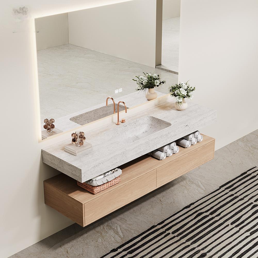 Black and white roots Luxury S - Home Living Bathroom Vanity avaliação e preço