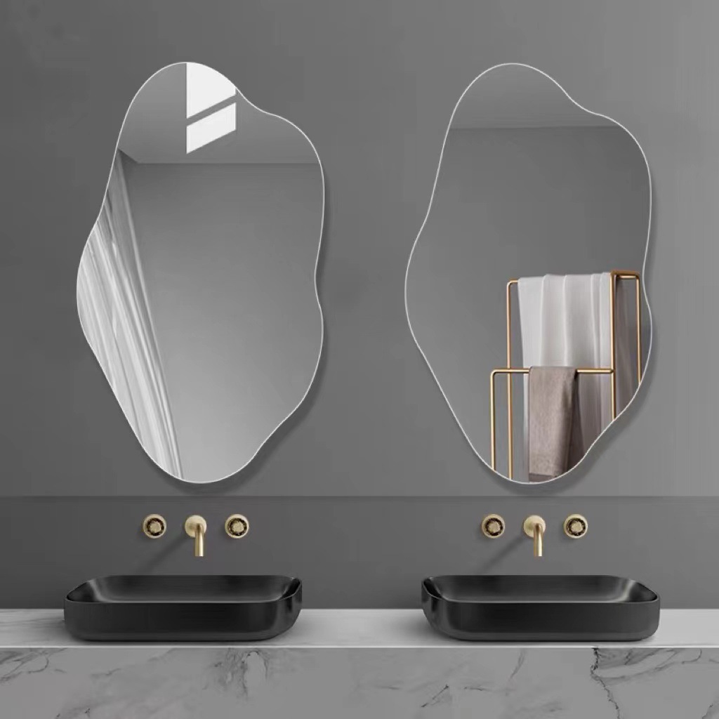 Irregular Bathroom Wall Mirror - Home Goods Bathroom Mirrors avaliação e preço