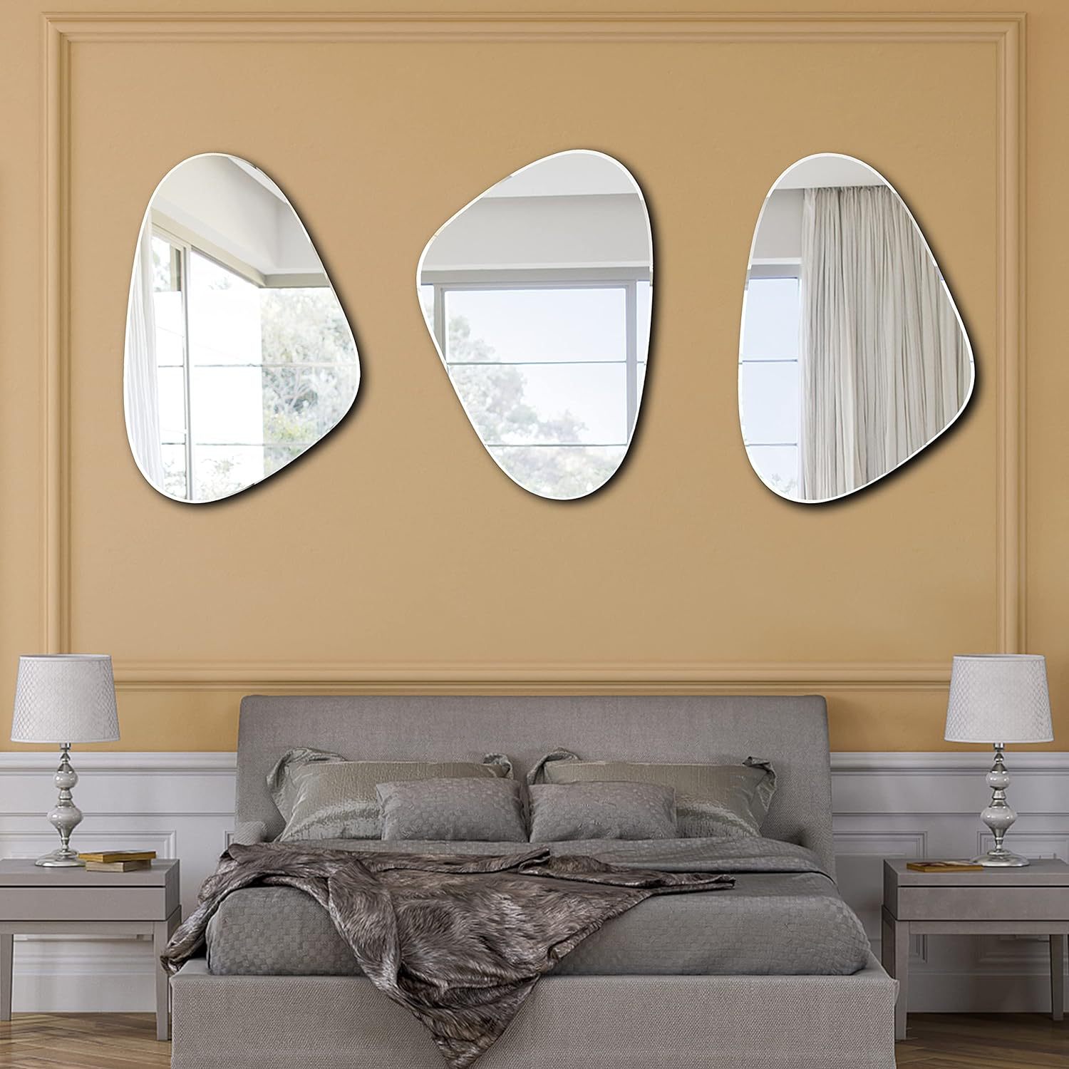 Irregular Bathroom Wall Mirror - Home Goods Bathroom Mirrors avaliação e preço