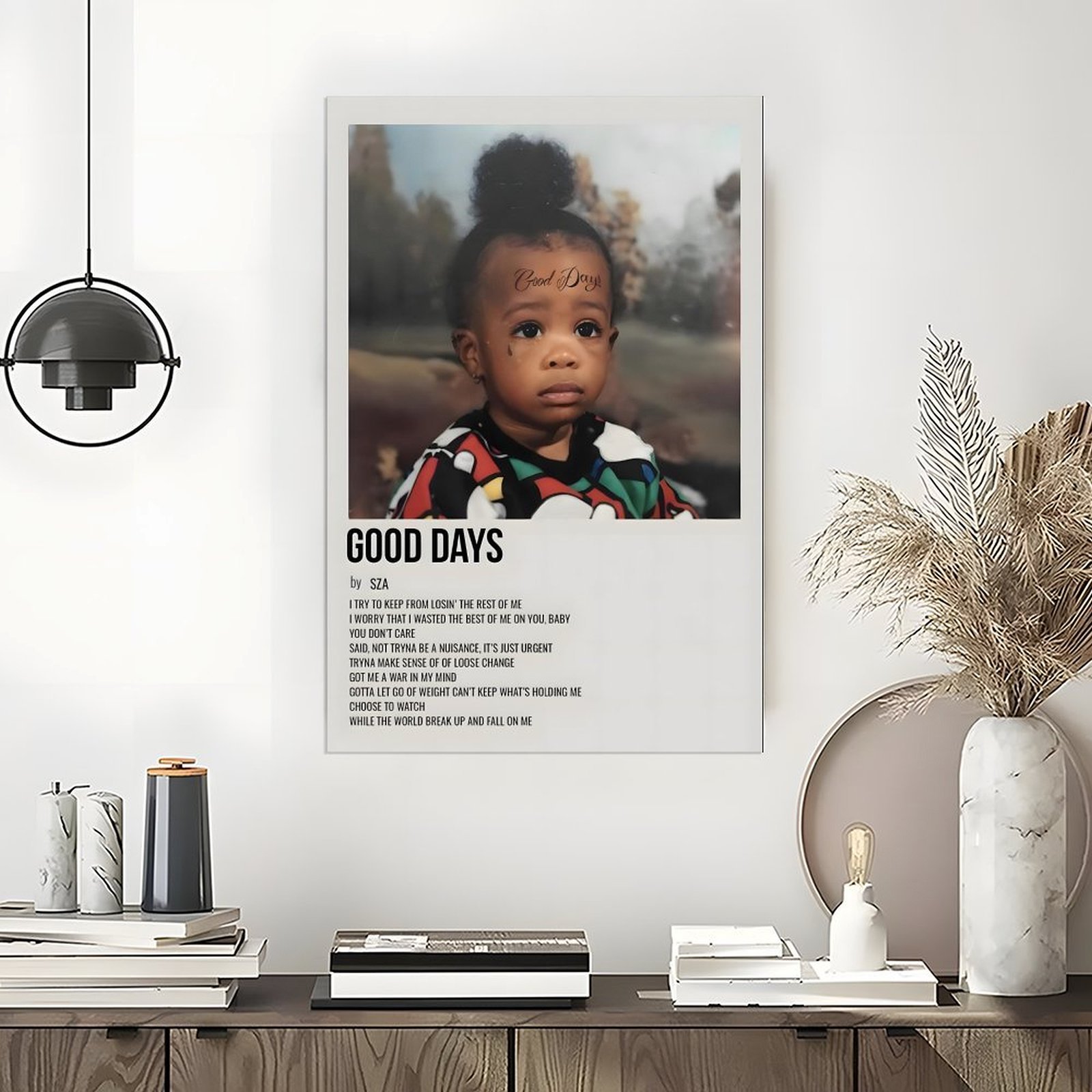 SZA Good Days Music Album Post - Home Goods Bathroom Mirrors avaliação e preço