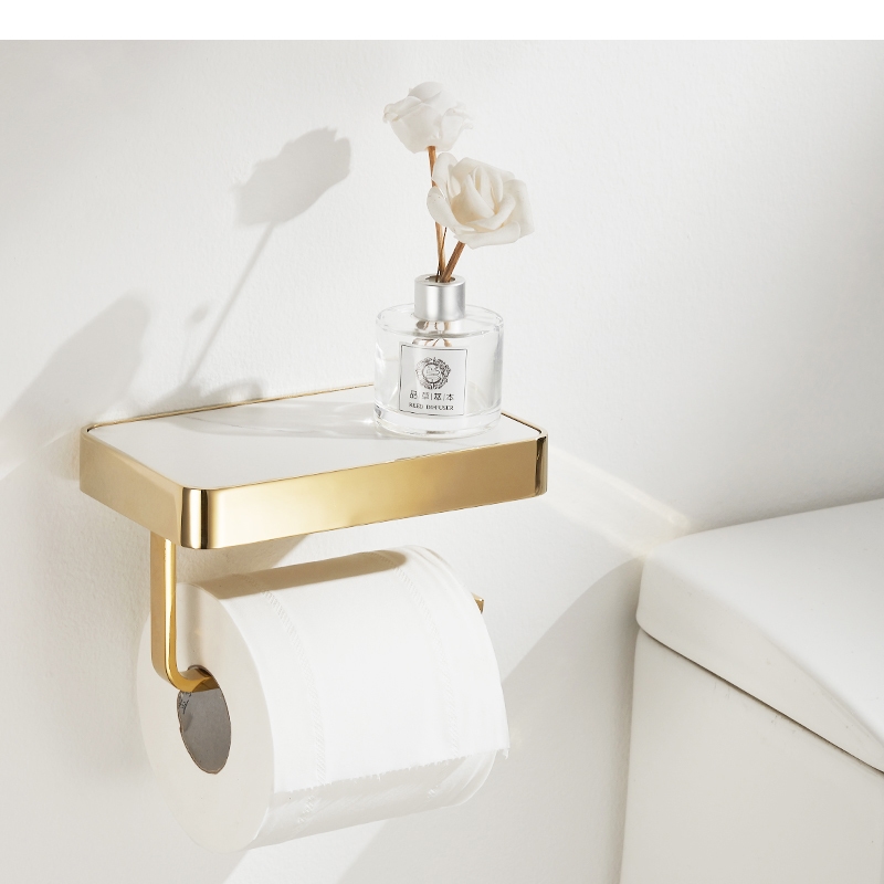 Metal Tissue Holder Rock Slab  - Home Bathroom Paper Towel Holder avaliação e preço