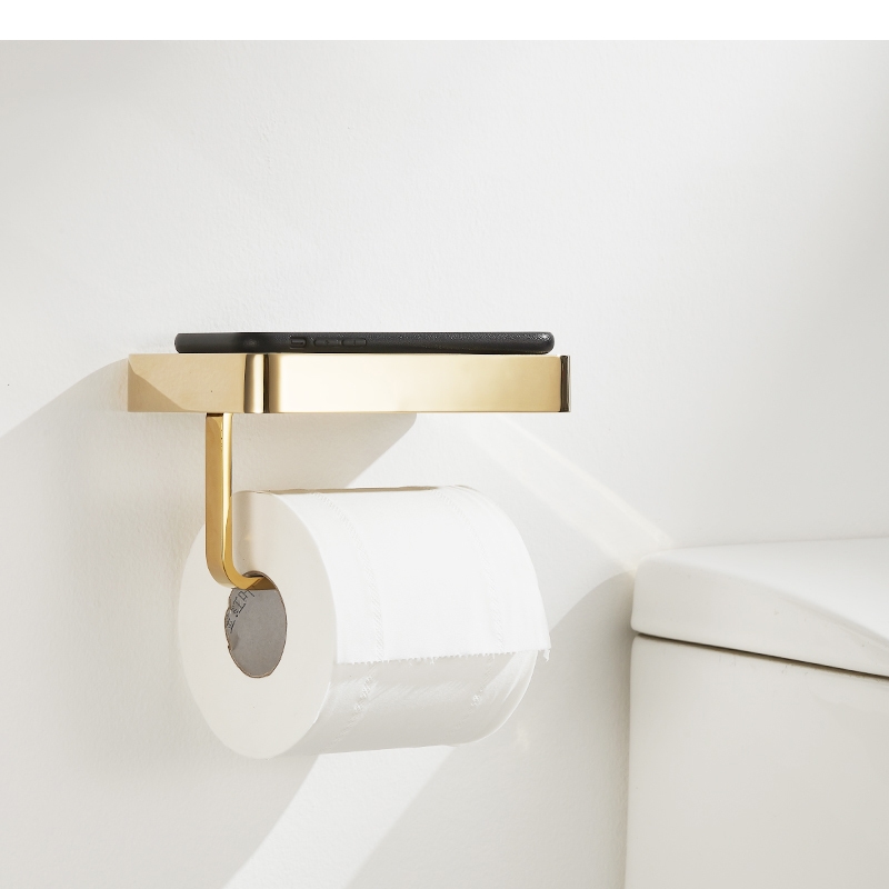 Metal Tissue Holder Rock Slab  - Home Bathroom Paper Towel Holder avaliação e preço