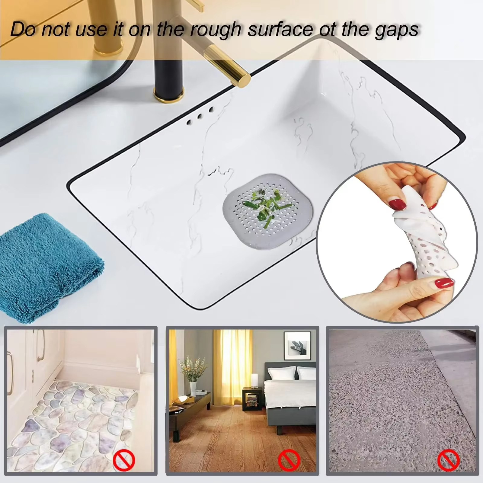 Plug Stopper Kitchen Sewer Sil - Home Bathroom Sink avaliação e preço