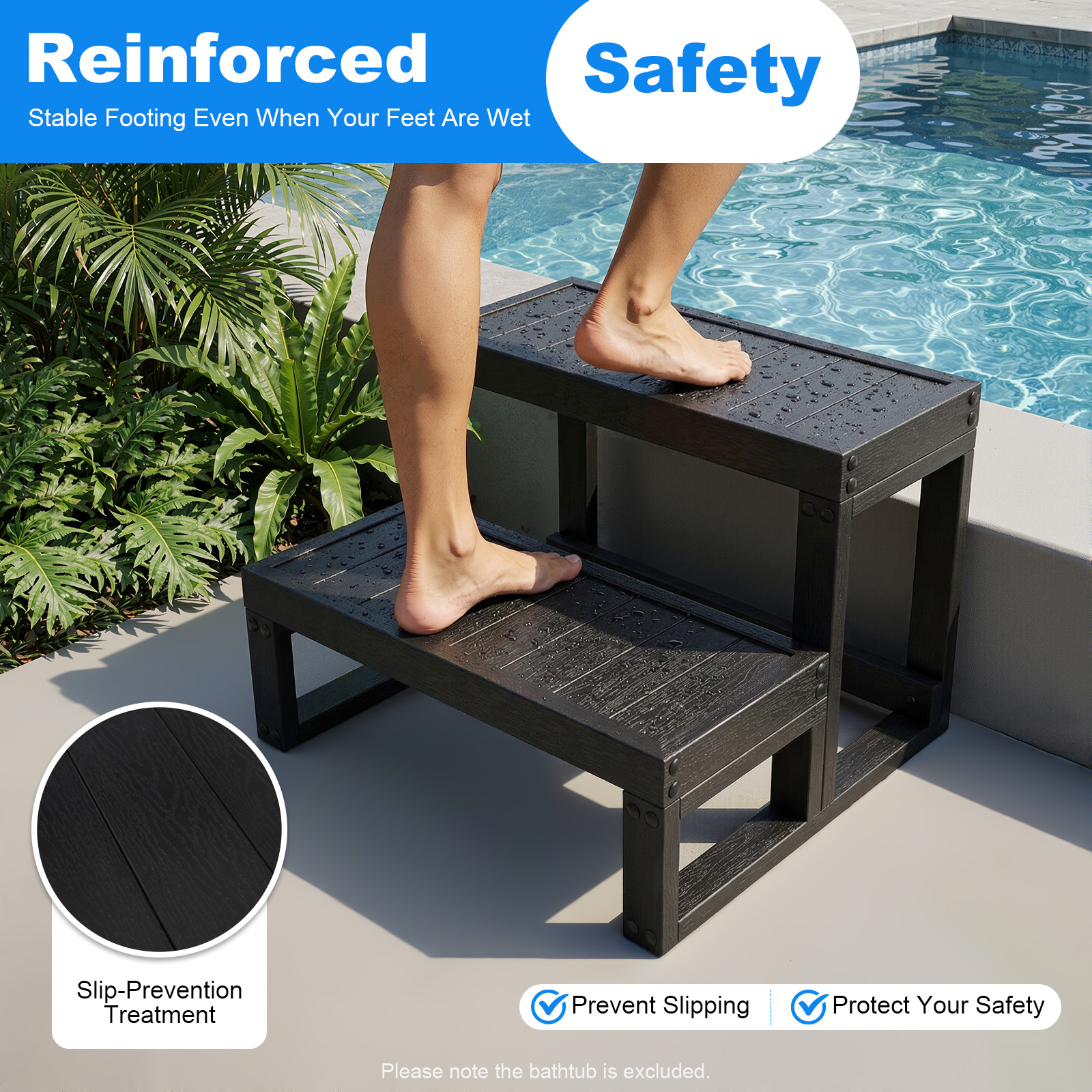 2-step Bathtub Step, 60*54*42. - Home Bathroom Tub avaliação e preço