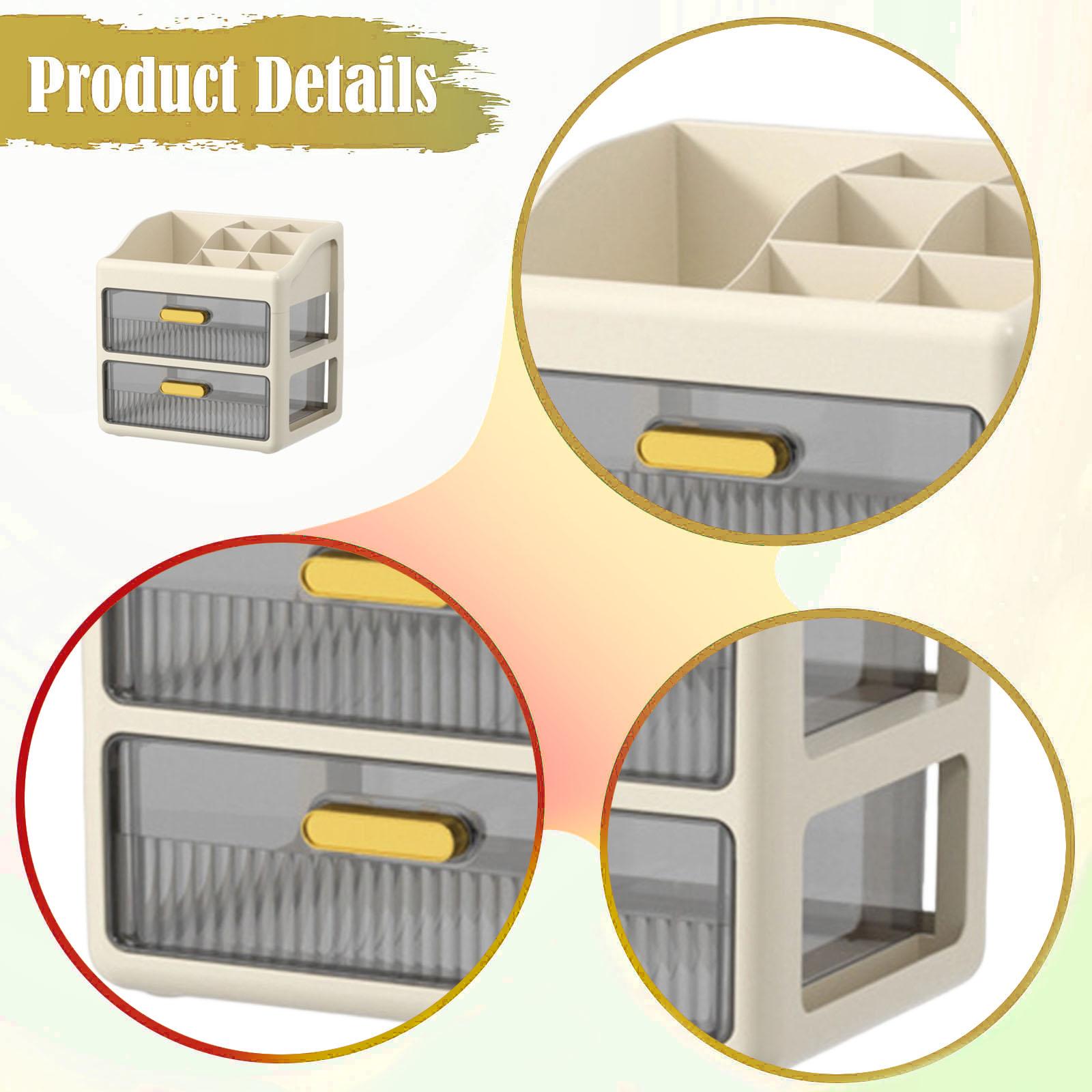 Desk Organizers with Drawers P - Home Essentials Bathroom Organizer avaliação e preço