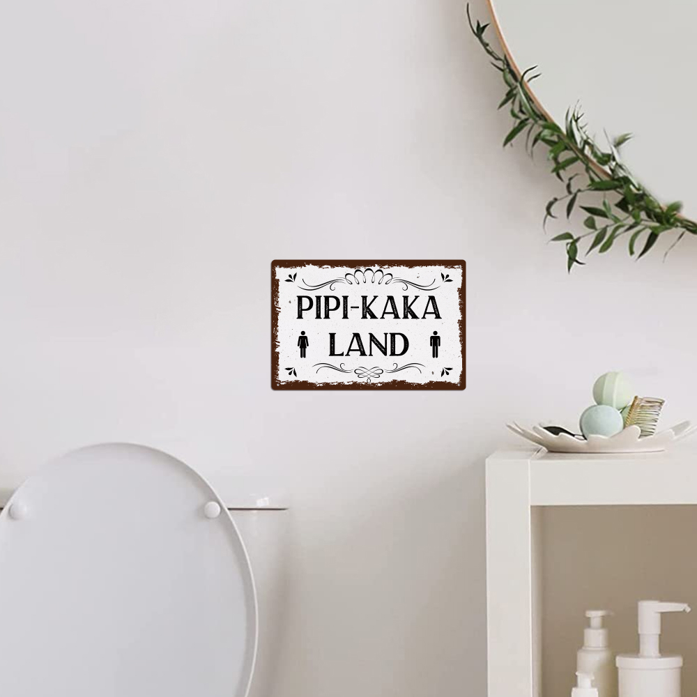 Putuo Decor 1pc Vintage Metal  - Home Bathroom Wall Art avaliação e preço