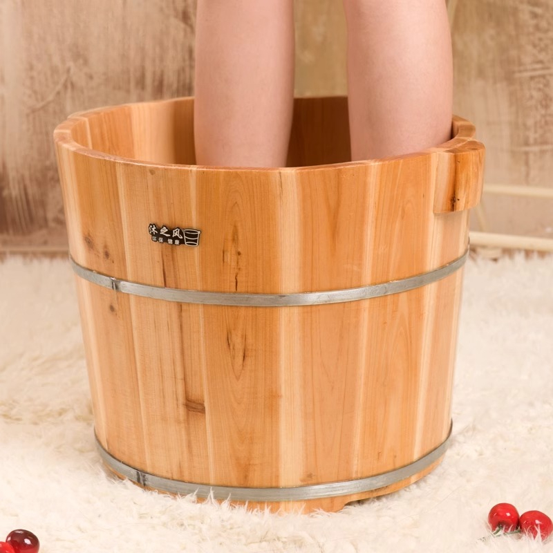 Wood Foot Soaking Tub Deep Ins - Home Bathroom Tub avaliação e preço