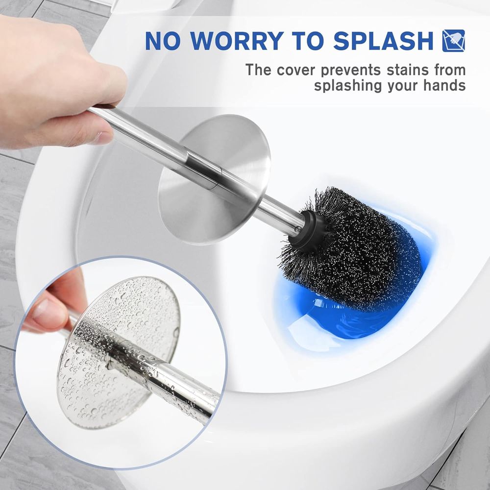Elegant Stainless Steel Toilet - Toilet Brush Holder avaliação e preço