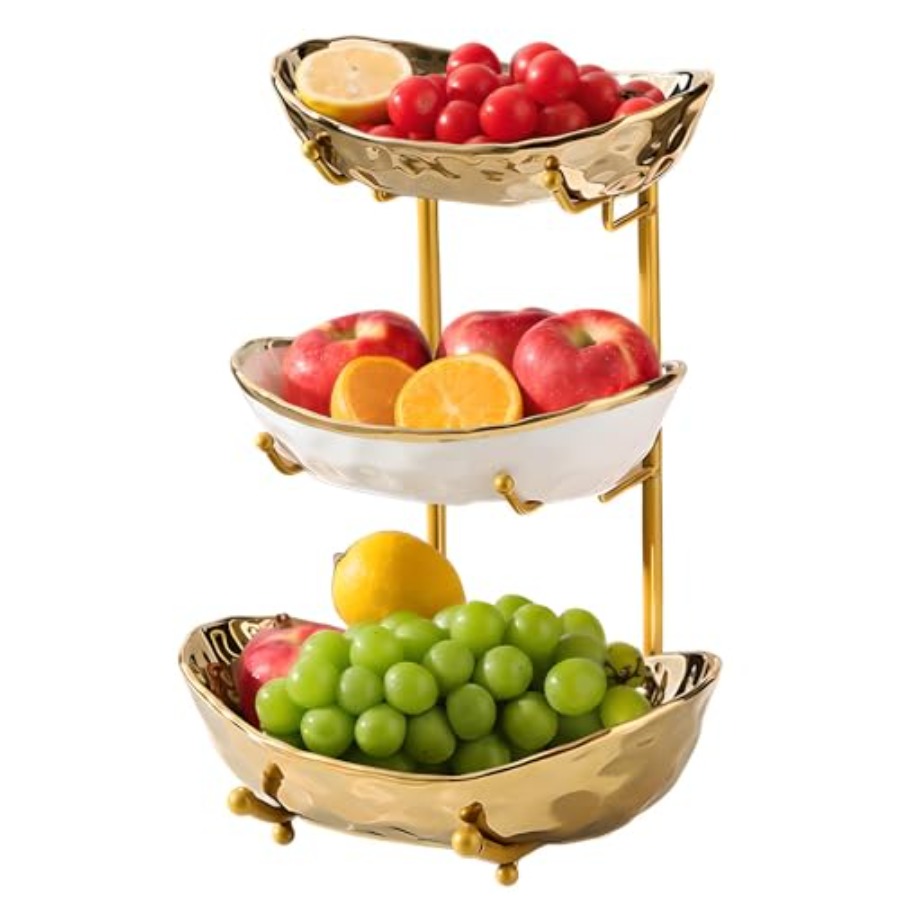 3 Tier Fruit Bowl for Kitchen  - Home Kitchen & Bathroom avaliação e preço