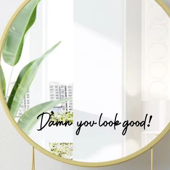 You Look Good Dainty Mirror St - Home Goods Bathroom Mirrors avaliação e preço