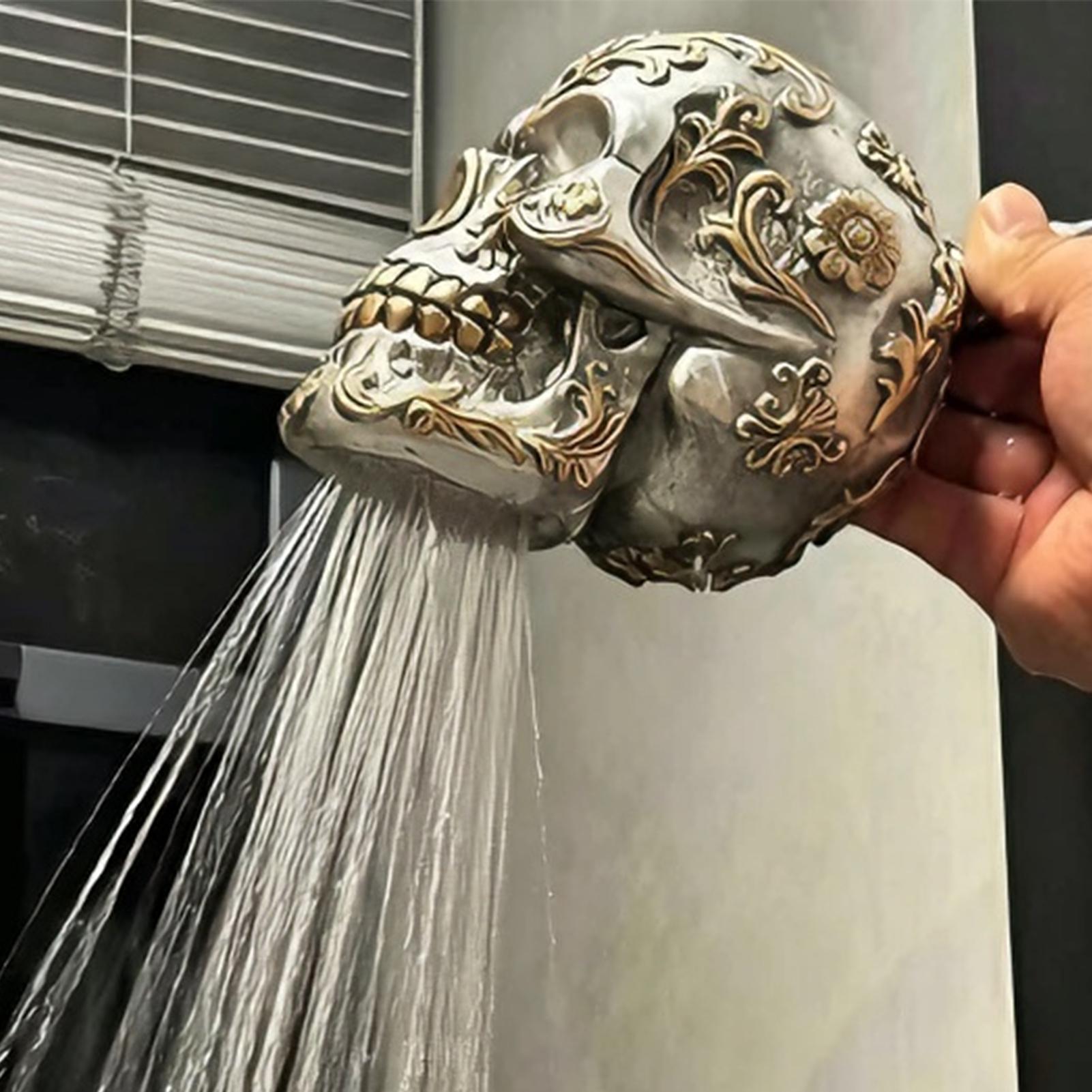 Shower Head Skull Shape Tub Sp - Home Bathroom Tub avaliação e preço