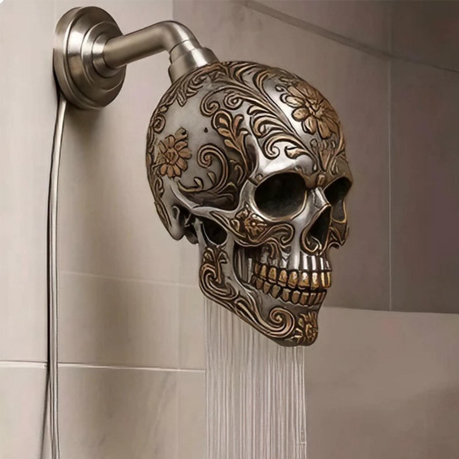 Shower Head Skull Shape Tub Sp - Home Bathroom Tub avaliação e preço